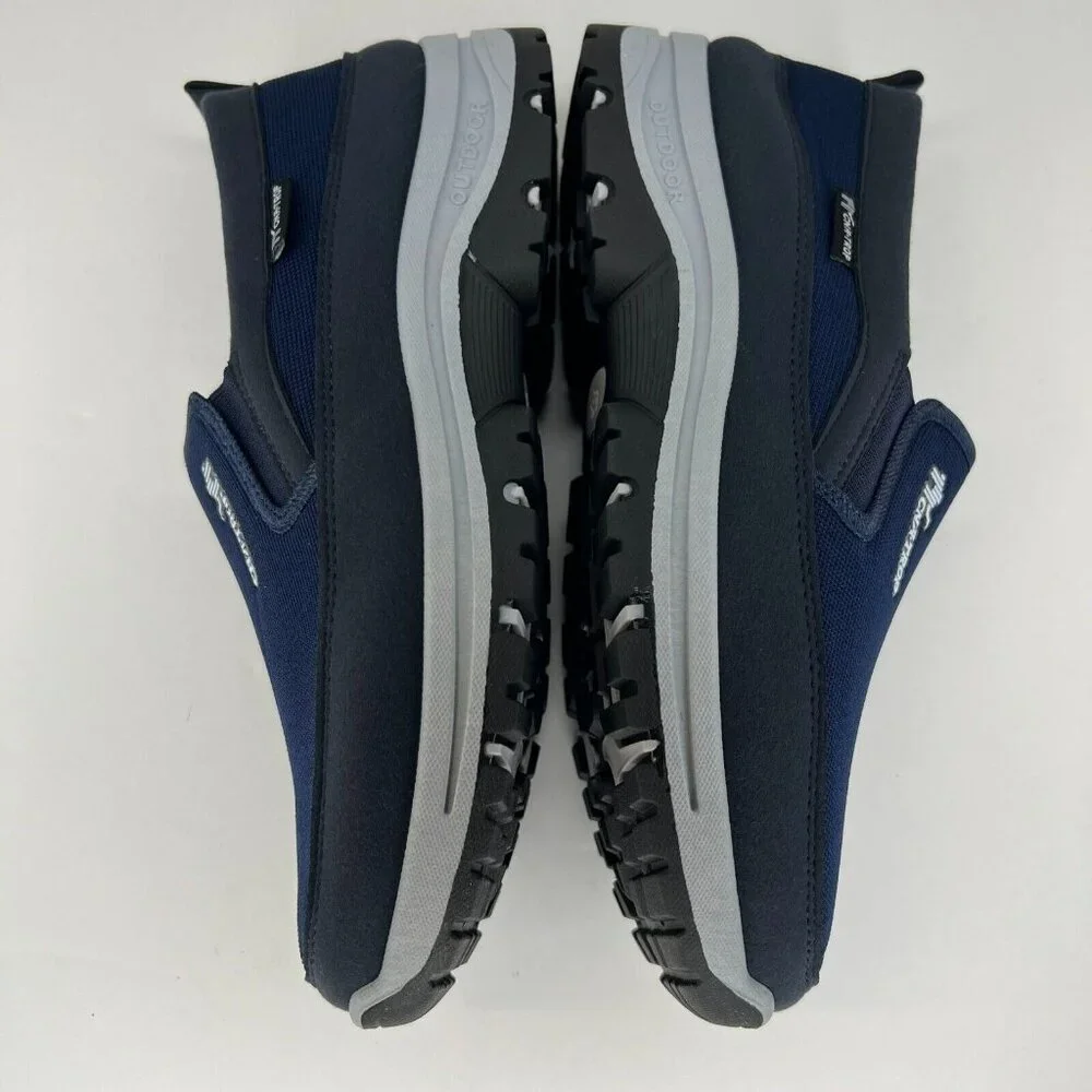 Canemon Mens Blue Asupwell Breathable Non-Slip Canvas Size 43 Orthopedic Shoes